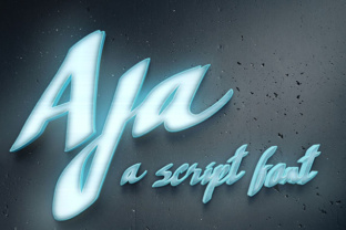 Aja: A Clean and Striking Script Font for Branding