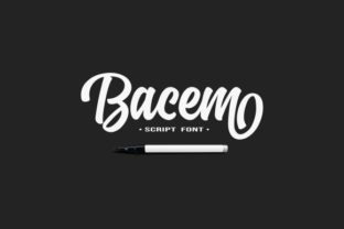 Bacem Font: A Bold Script Typeface for Branding