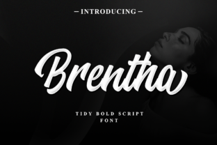 Brentha: A Striking Script Font for Bold Branding