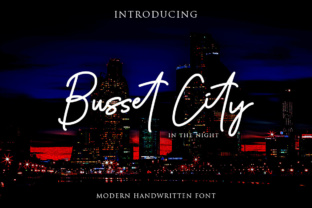 Busset City: A Signature Script Font for Bold Campaigns