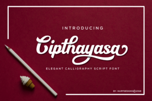 Cipthayasa Font: Elegant Script for Business Branding