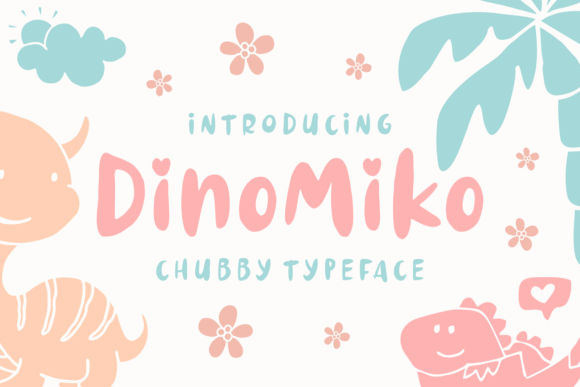 Dinomiko Font: Playful Typography for Handmade Designs