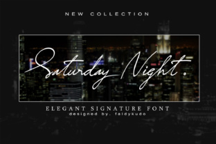 Elevate Your Craft with Saturday Night Font