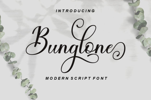 Enhance Your Brand with Bunglone: A Versatile Script Font