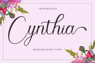 Enhance Your Campaigns with Cynthia: A Modern Calligraphy Script