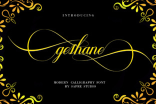 Geshane Font: Elevating Campaign Visuals with Elegant Script