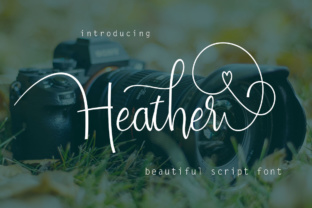 Heather Font: Modern Script for Small Business Branding
