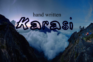 Karasi Font: Bold Handwriting for Modern Branding