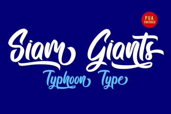 Siam Giants Font Review: Elevating Campaign Visuals