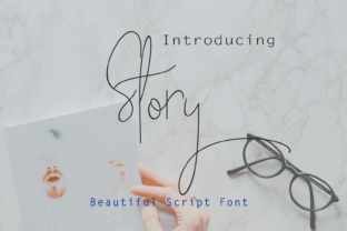 Story Font: Elegant Script for Web Design