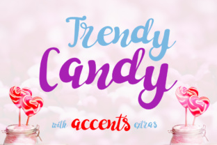 Trendy Candy Font for Editorial Design